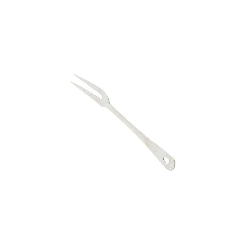 foto del prodotto forchetta a 2 punte in acciaio inox, lunga 35 cm