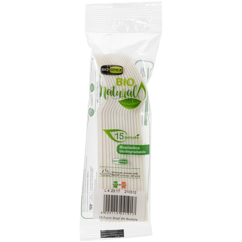 foto del prodotto forchette bio 15 pz giostyle