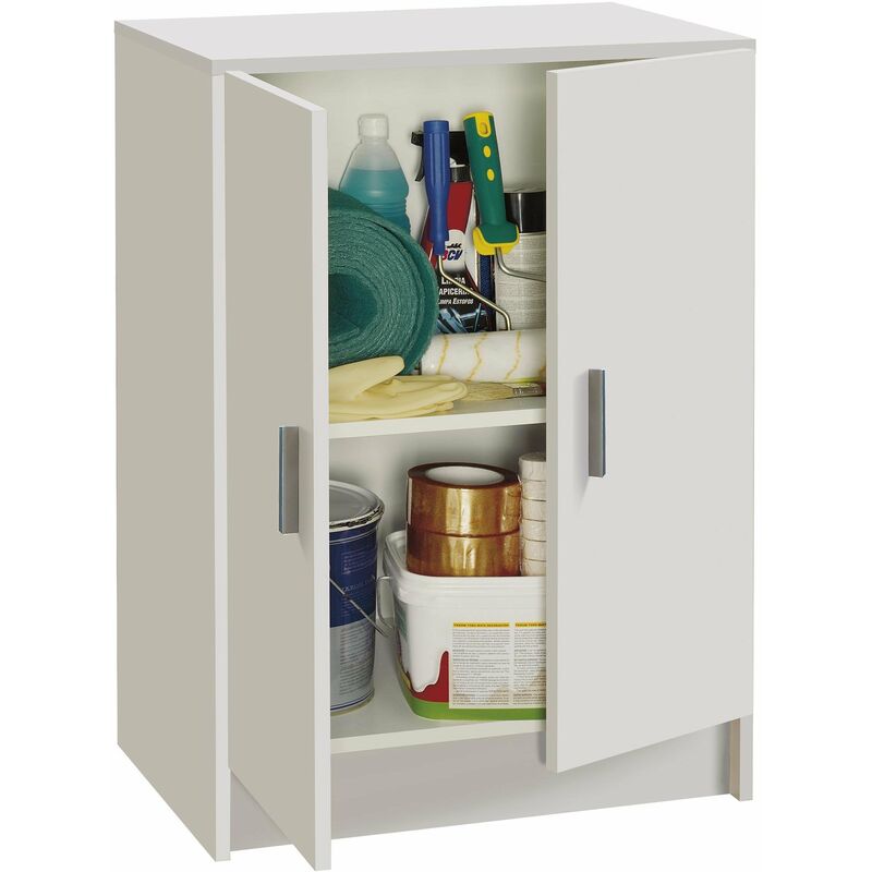 foto del prodotto fores habitat s.l.u. kit mobile multiuso 2a cm.59x37x80h bianco