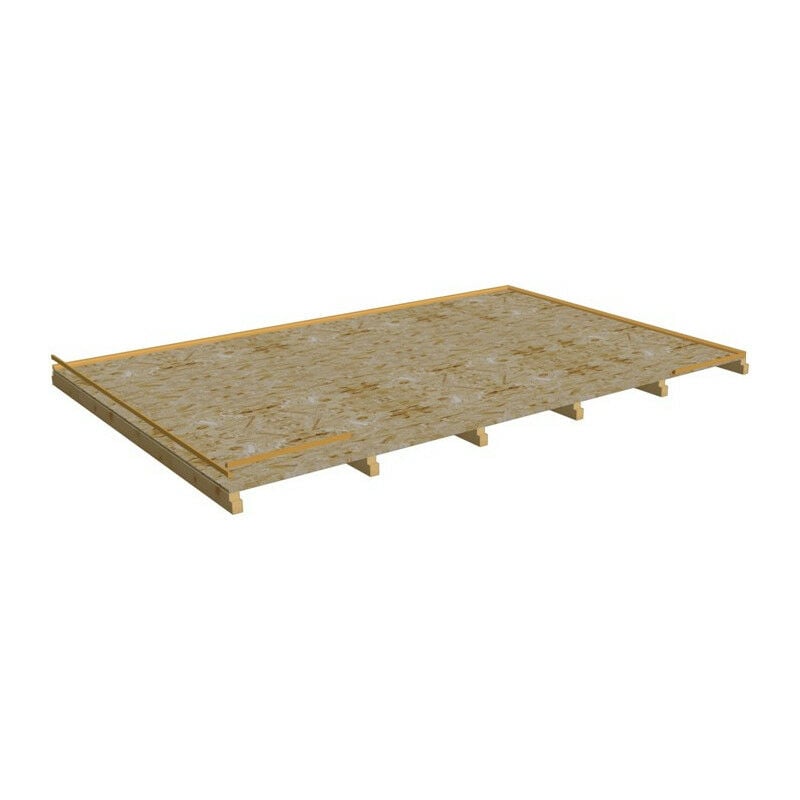 foto del prodotto foresta pavimento in legno 4x3 pannelli osb 12 mm per casetta rimessa attrezzi