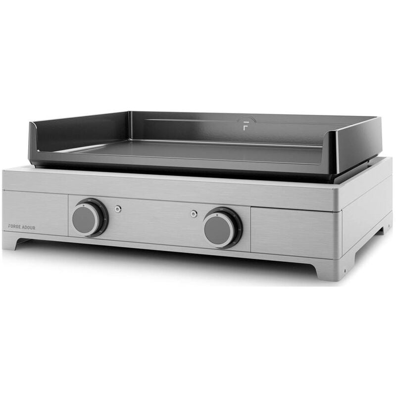 foto del prodotto forge adour plancha a gas 3200w piastra in ghisa smaltata 60x41cm modern e60i