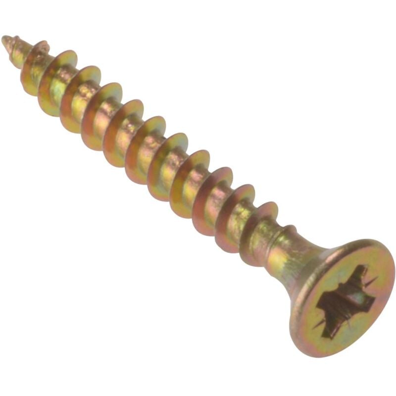foto del prodotto forgefix formps550y vite multiuso compatibile pozi csk st zyp 5,0 x 50 mm, confezione da 200, multicolore, 5 x 50 mm, set di 200 pezzi
