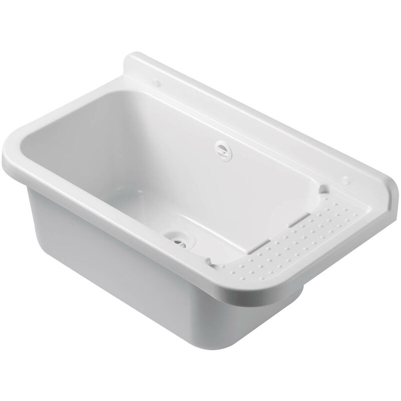 foto del prodotto forlani lavatoio 50x34x21cm in polipropilene 13,5l wash bianco