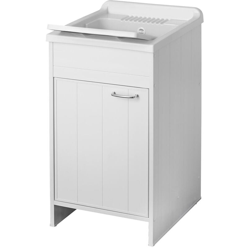 foto del prodotto forlani mobile lavatoio in pvc 45x50x85cm 1 anta honest bianco
