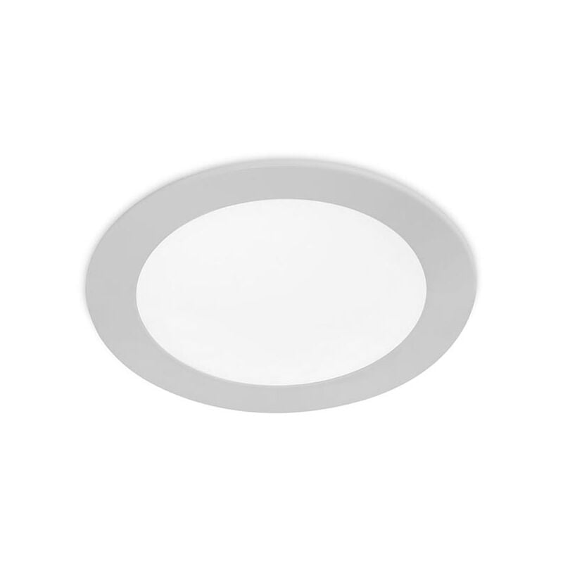 foto del prodotto forlight - easy round downlight redondo con luz led en color blanco fr o 6000k 120mm en color gris