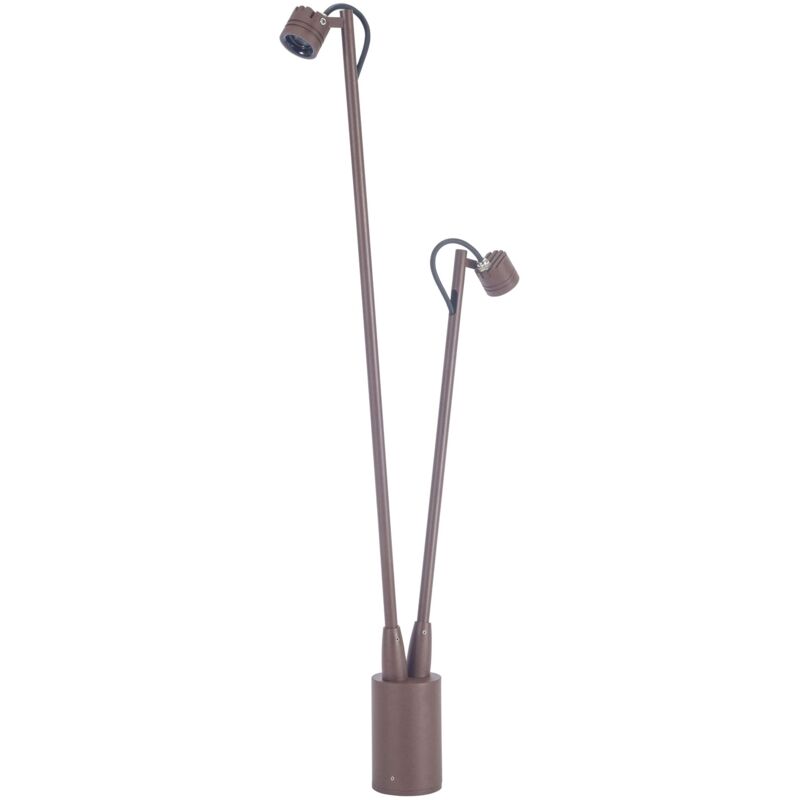 foto del prodotto forlight fint baliza doble marr n con led blanco c lido 3000k