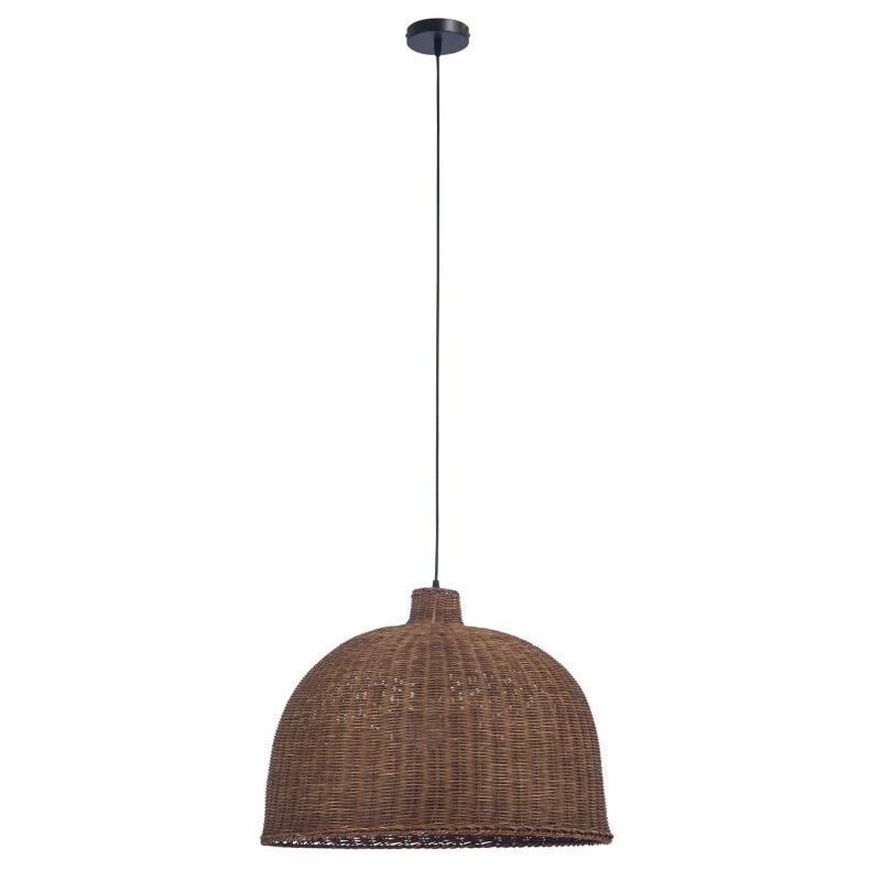 foto del prodotto forlight lampada a sospensione cortic in rattan naturale per lampadina e27