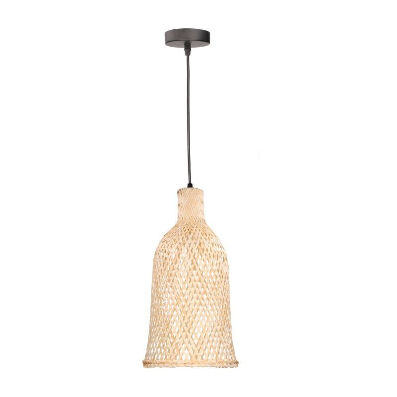 foto del prodotto forlight lampada a sospensioni per interni riba 210mm e27 15w nero