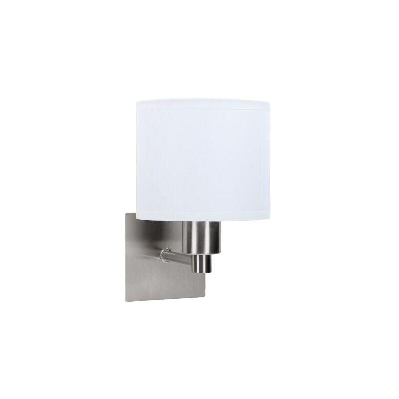 foto del prodotto forlight lampada da parete ip20 lyon e27 15w nichel satinato