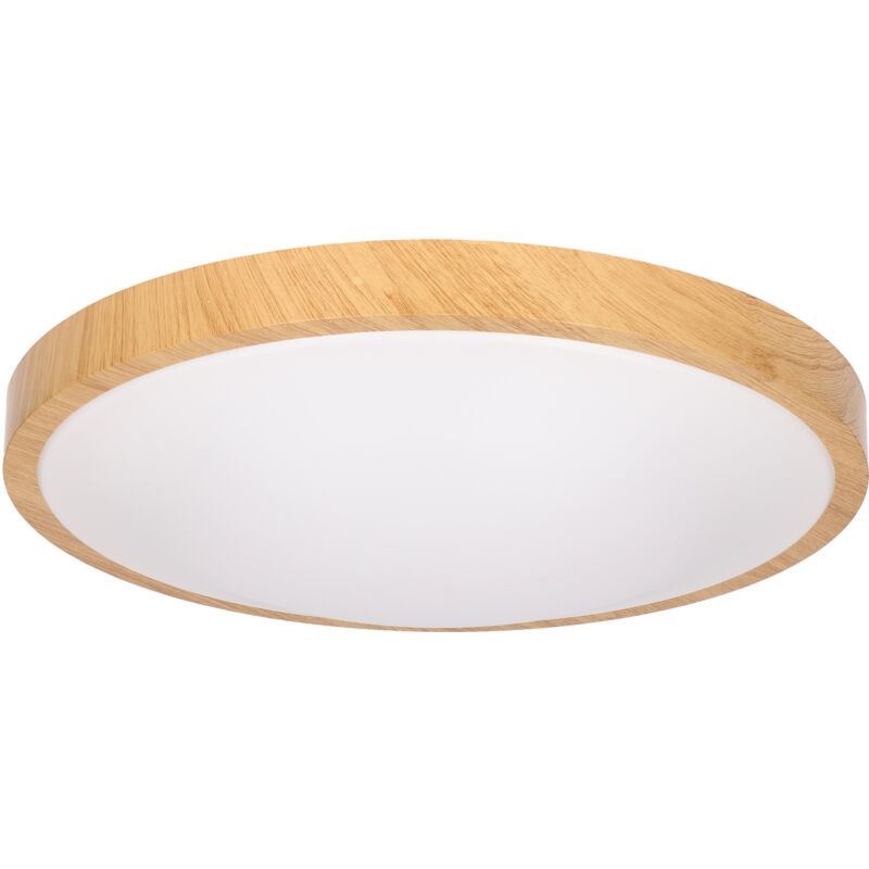 foto del prodotto forlight lighting plafon ip44 tempo 410mm led 22,8w 3000k imitaci n madera 1821lm