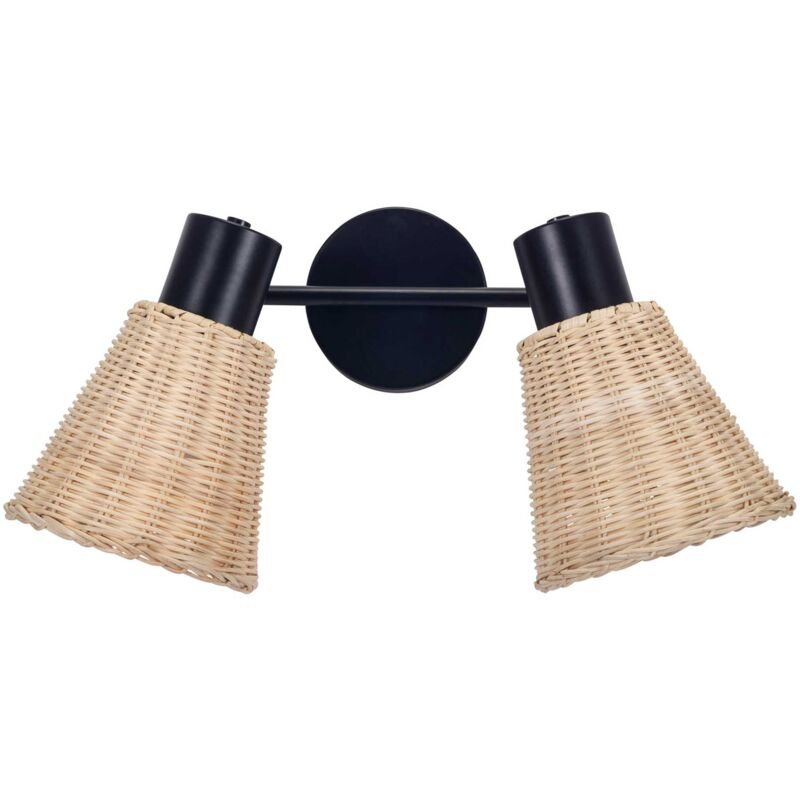foto del prodotto forlight nature plaf n doble en color negro para bombilla e27