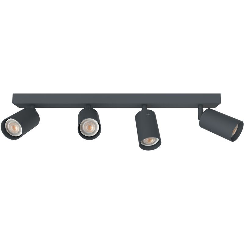 foto del prodotto form l plafoniera, 4x gu10, max 33w, metallo, antracite, l.60cm lumicom