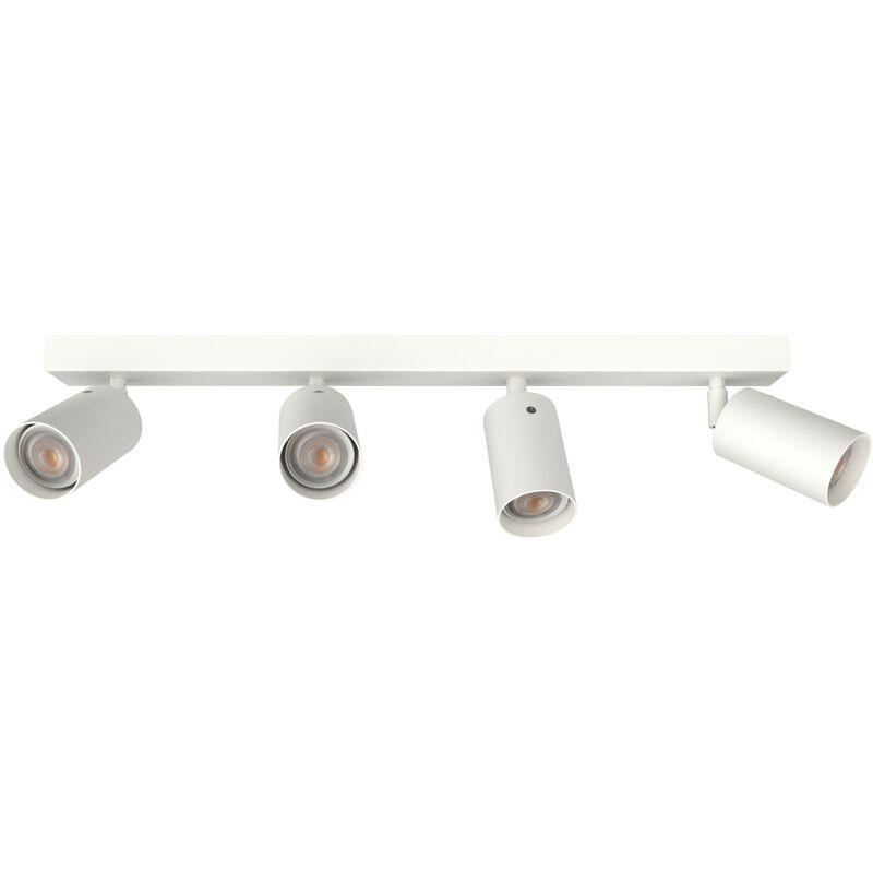 foto del prodotto form l plafoniera, 4x gu10, max 33w, metallo, bianco opaco, l.60cm lumicom