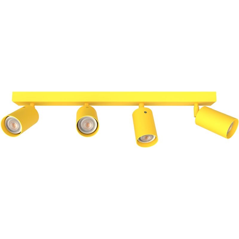 foto del prodotto form l plafoniera, 4x gu10, max 33w, metallo, giallo, l.60cm lumicom