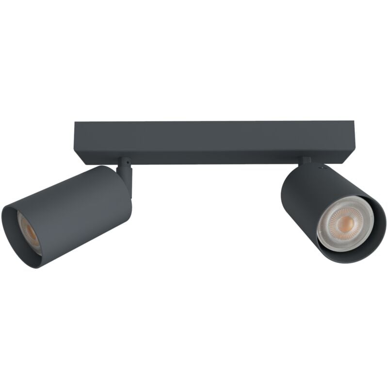 foto del prodotto form m plafoniera, 2x gu10, max 33w, metallo, antracite, l.30cm - lumicom