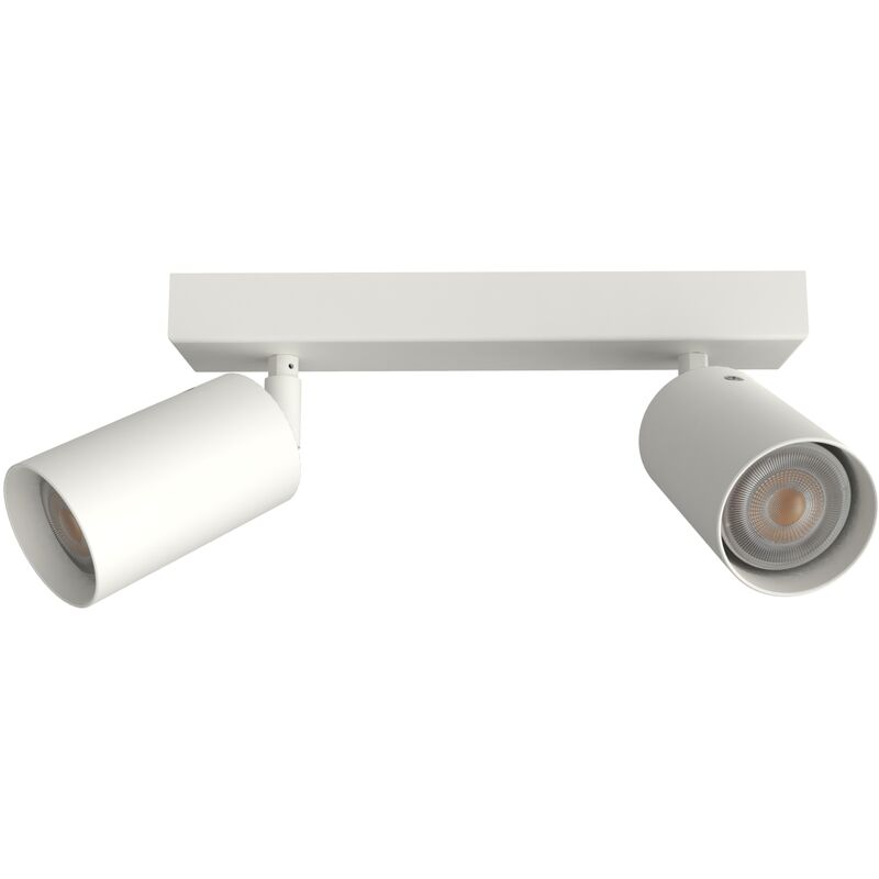 foto del prodotto form m plafoniera, 2x gu10, max 33w, metallo, bianco opaco, l.30cm lumicom