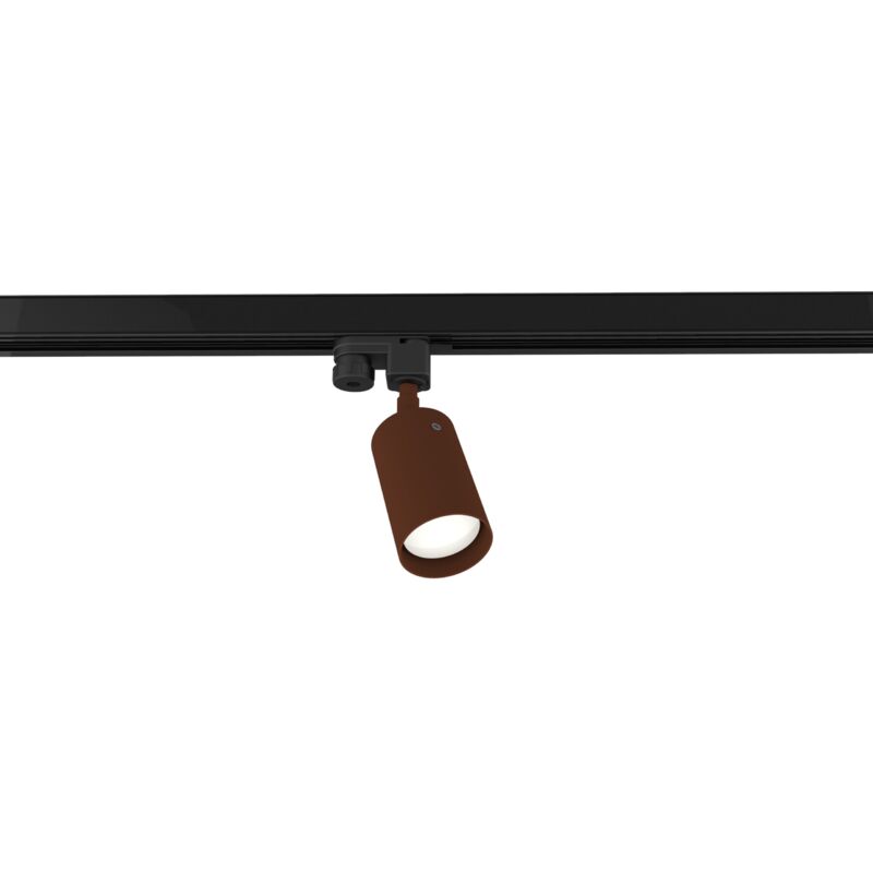 foto del prodotto form track, 1x gu10, max 33w, metallo, corten, d.6cm lumicom