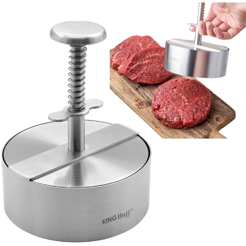 foto del prodotto forma regolabile per pressa per hamburger kinghoff kh-1879