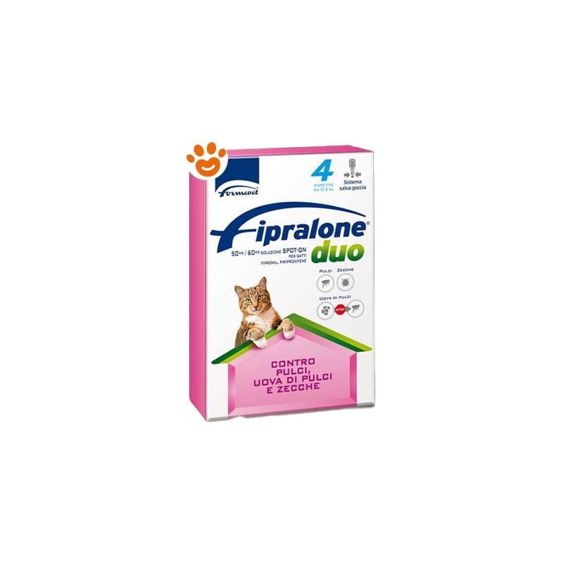 foto del prodotto formevet cat fipralone duo formevet cat fipralone duo confezione da 4 pipette