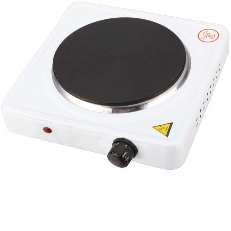 foto del prodotto fornelllo elettrico ufficio campeggio piastra ghisa 18,5 cm 1500 w