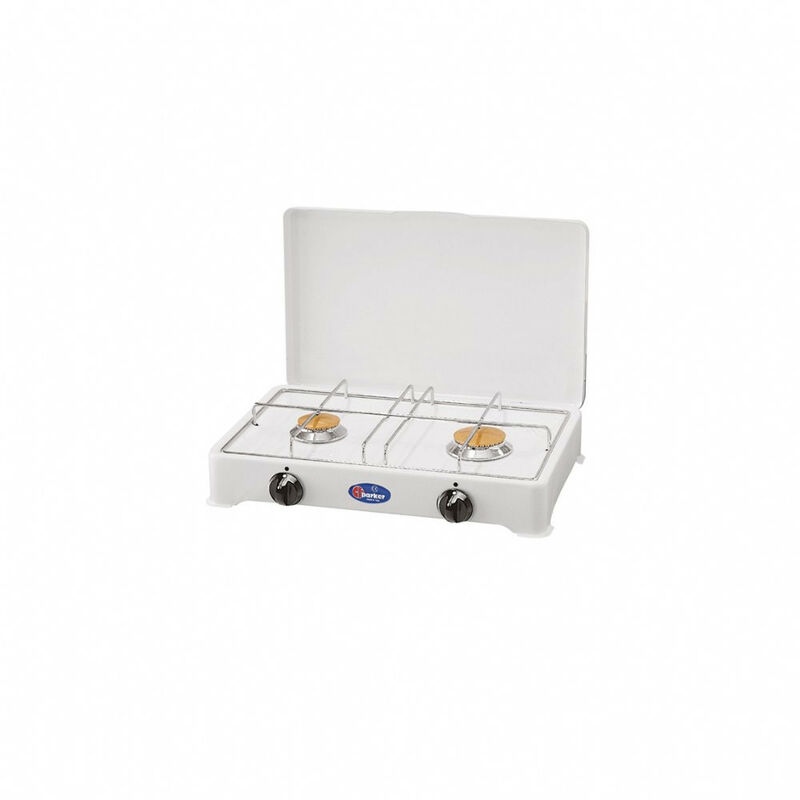 foto del prodotto fornello a gas 2 fuochi metano gpl cfparker mod. 2002c gpl