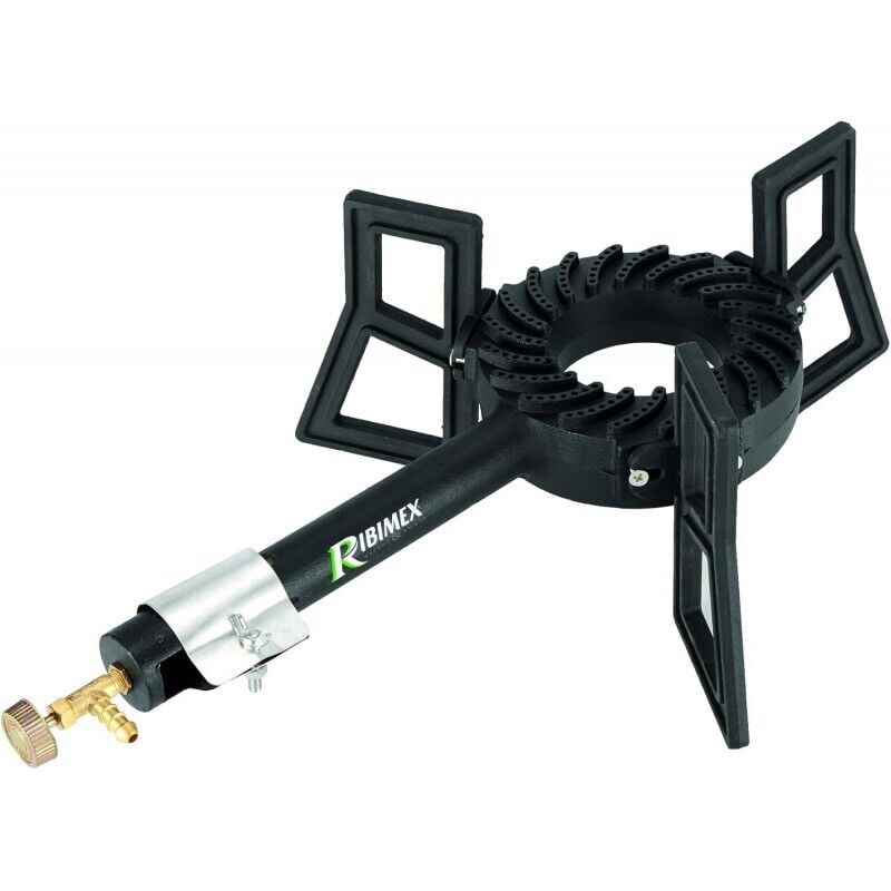 foto del prodotto fornello a gas a tre gambe in ghisa da 8kw - prf308 - ribiland