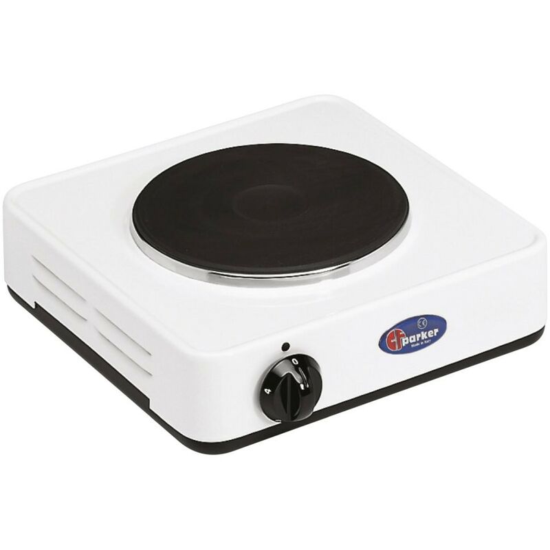 foto del prodotto fornello ad 1 una piastra elettrica 1500 watt regolabile portatile made in italy - 5321p