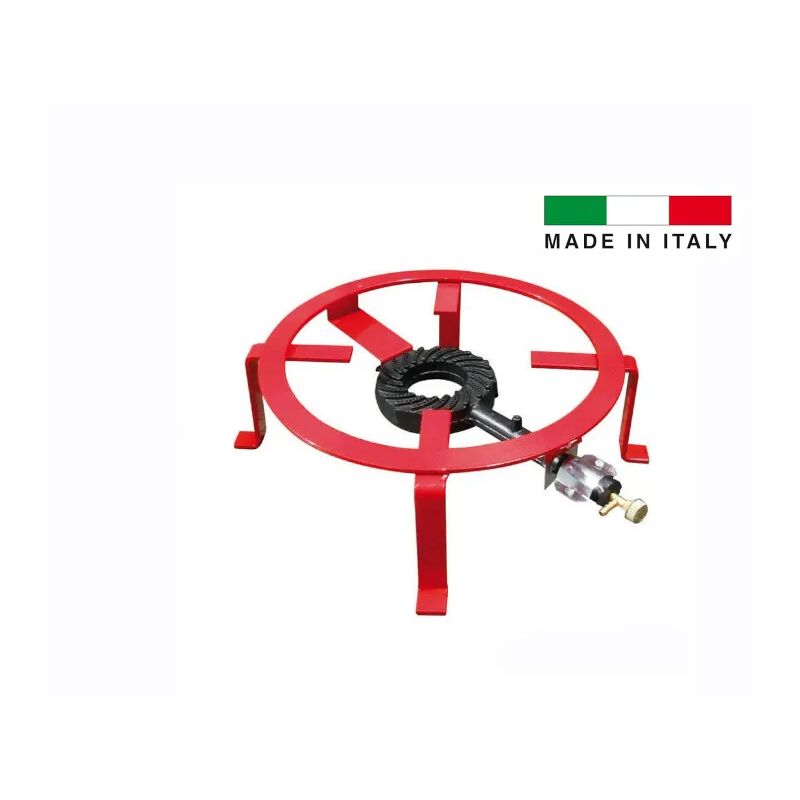 foto del prodotto fornello bruciatore a gas palumbo tondo 50 con rubinetto di regolazione 50cm