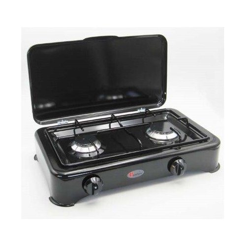 foto del prodotto fornello cf parker pfo26ngp 5326n gp nero smaltato nero smaltato