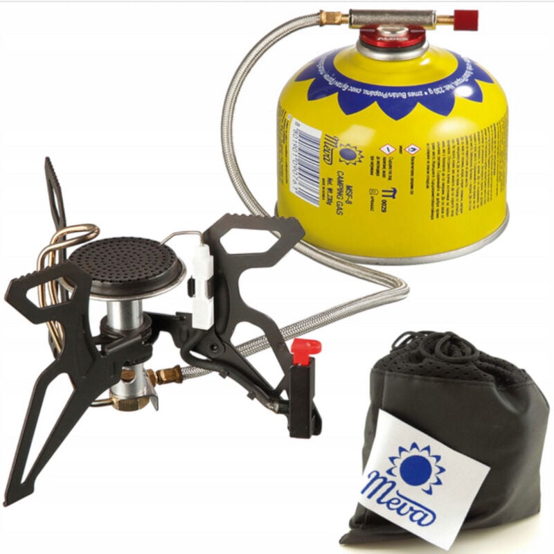 foto del prodotto fornello da campeggio con riscaldatore a gas e accenditore piezoelettrico spider pro 3kw