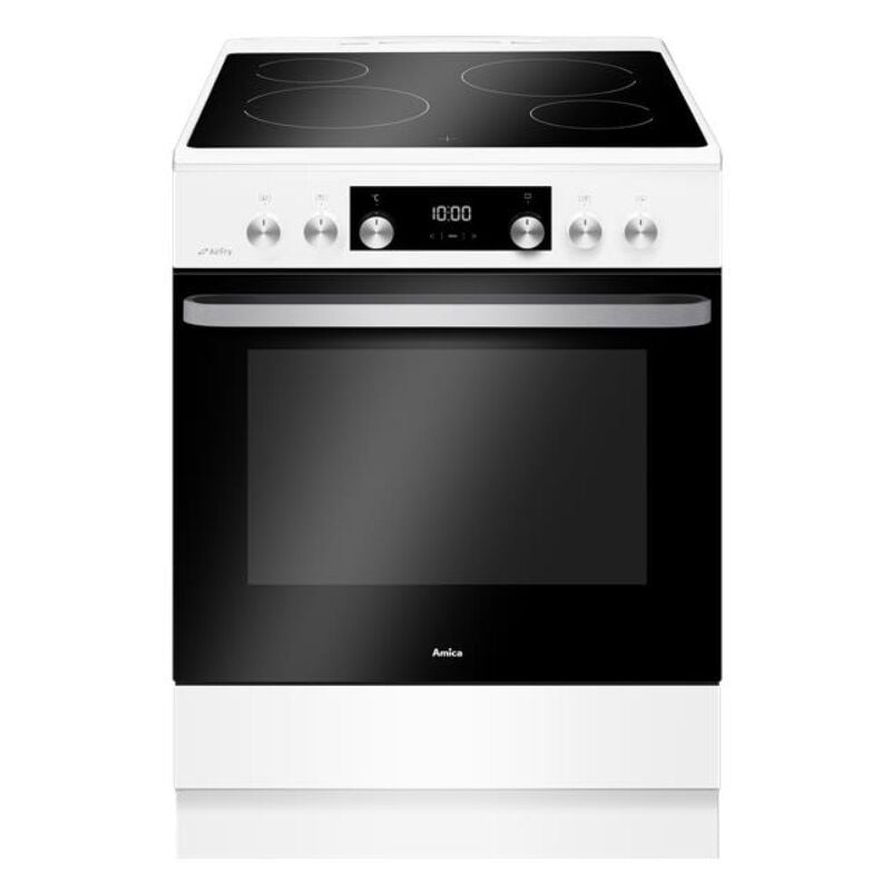 foto del prodotto fornello in vetrocer amica da 77 l 4 fuochi bianco acv7005rb amica