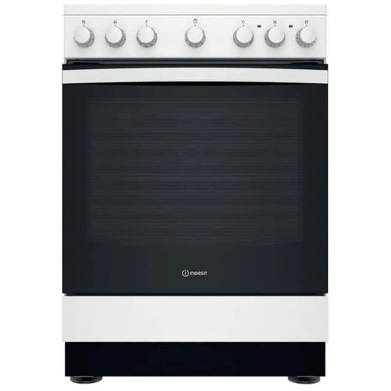 foto del prodotto fornello in vetroceramica da 69 l 4 fuochi bianco is67v5pcwe indesit