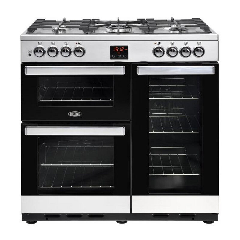foto del prodotto fornello misto 175 lt 5 fuochi inox pcentr90dfsta belling