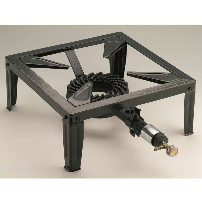foto del prodotto fornellone a gas 4piedi in ghisa 40x40 - kemper