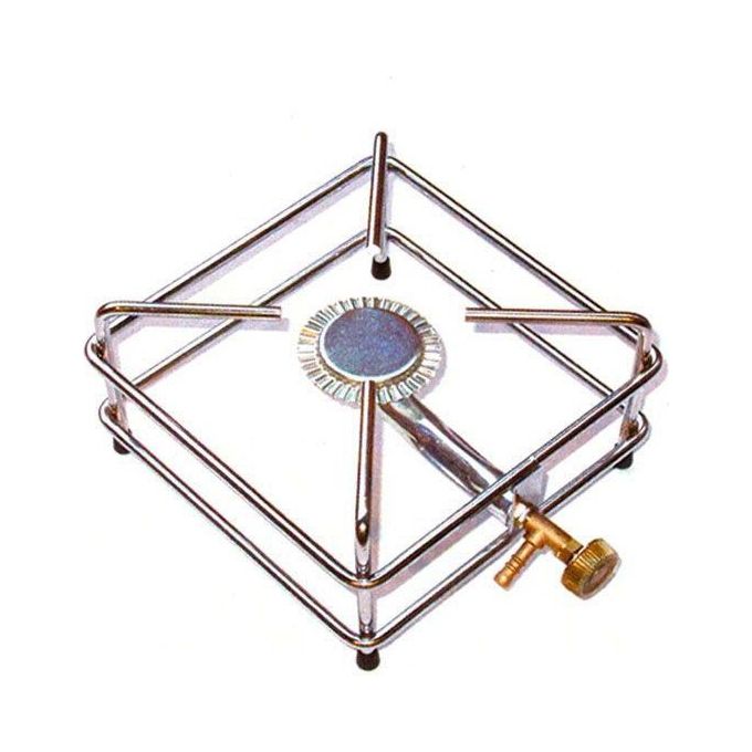 foto del prodotto fornellone gas gpl 4 piedi cromato 22x22