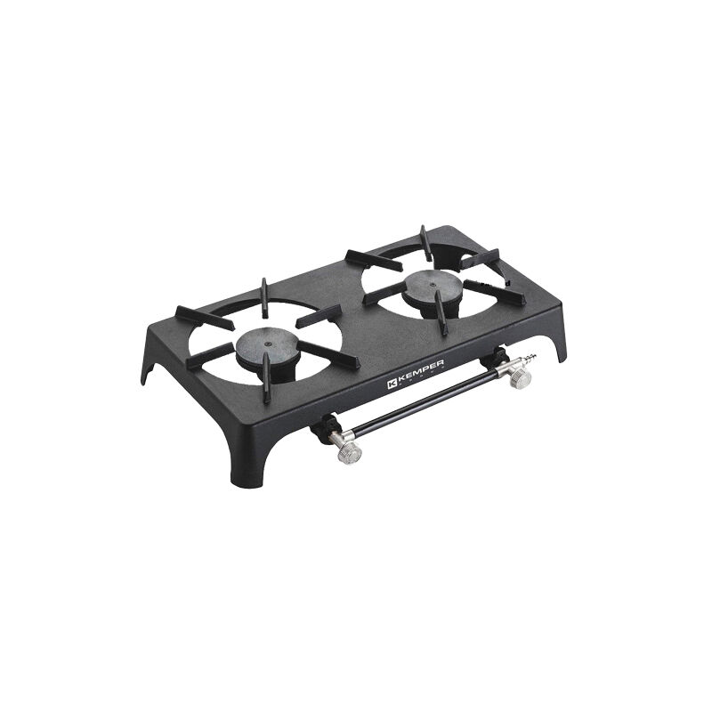 foto del prodotto fornelloni gas kemper 2 fuochi cm.37x51