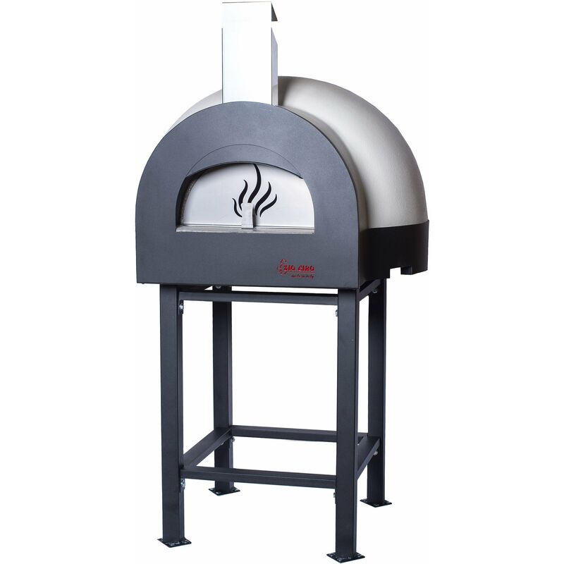 foto del prodotto forno a legna da esterno cottura diretta in refrattario zio ciro subito cotto 60 bianco