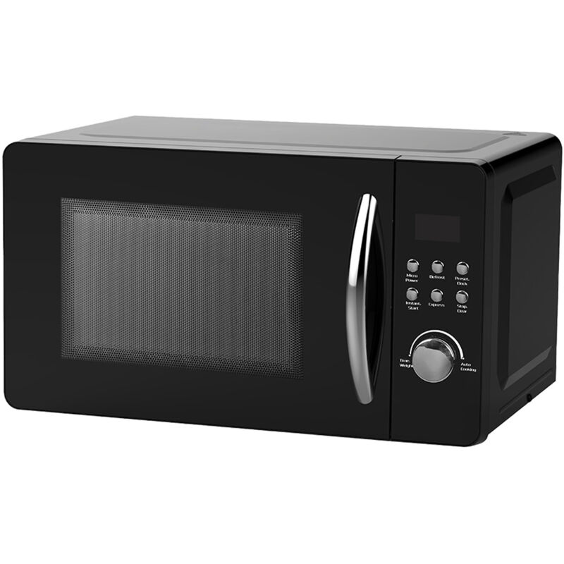 foto del prodotto forno a microonde 1150 watt nero digitale 20lt grill con 3 livelli di cottura combinata design elegante e moderno