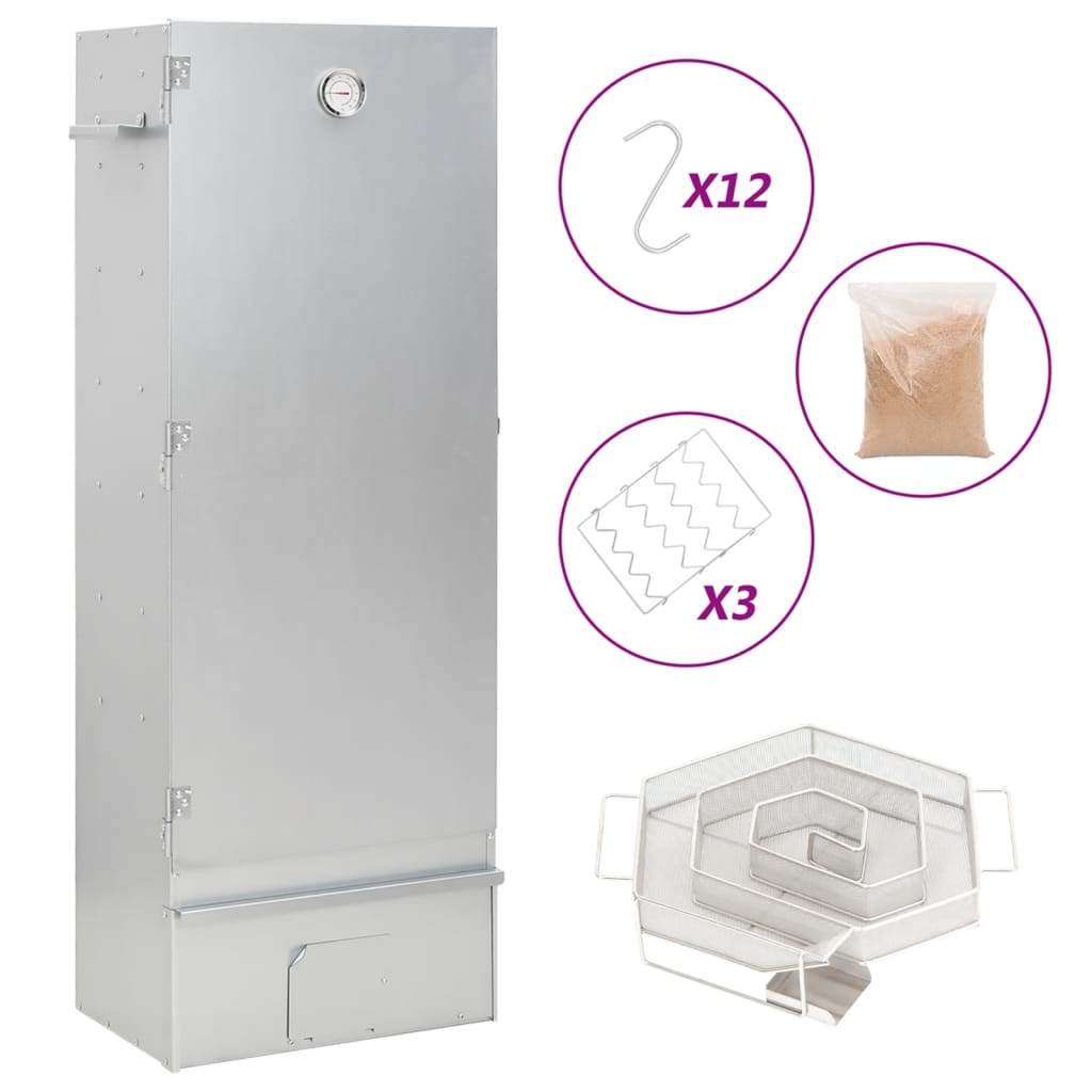 foto del prodotto forno affumicatore bbq generatore fumo freddo acciaio zincatocod mxl 107704