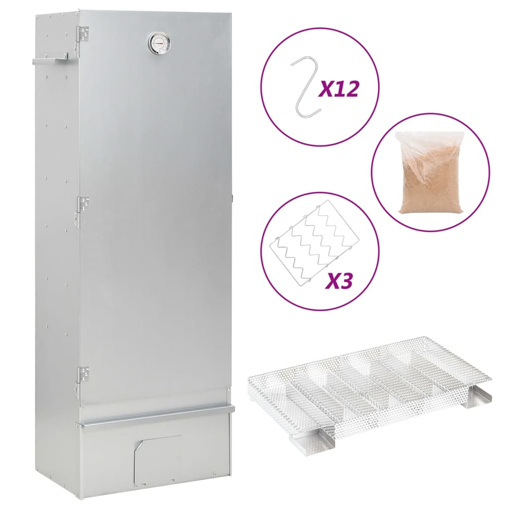 foto del prodotto forno affumicatore bbq generatore fumo freddo acciaio zincatocod mxl 131686