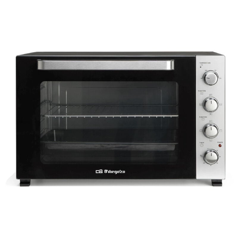 foto del prodotto forno elettrico da tavolo 75l orbegozo funzione di convezione 68,2x42,5x43cm sistema di arrostimento rotante timer