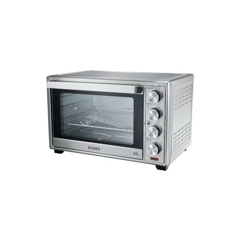 foto del prodotto forno elettrico da tavolo a convenzione e girarrosto 45l. 2000w. temperatura fino a 230 c, timer con spegnimento 60 minuti. colo