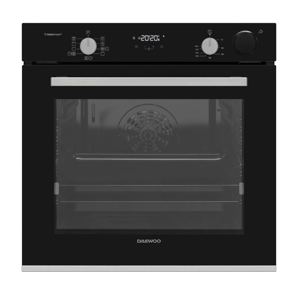 foto del prodotto forno elettrico daewoo 07hr19m21t multifunzione con funzione vapore 60 cm nero classe a