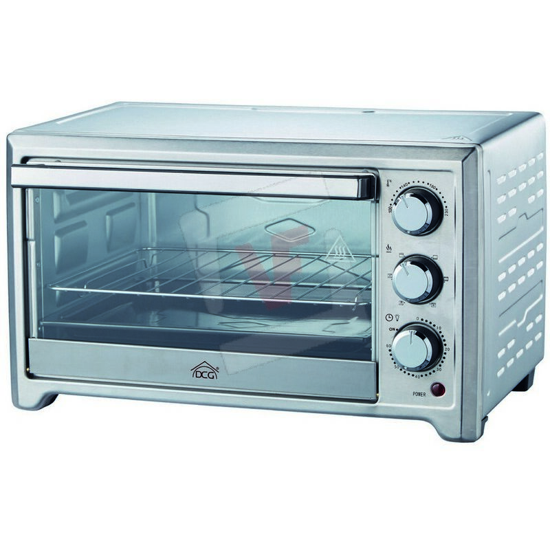 foto del prodotto forno elettrico in acciaio inox potenza 1.500 w lt. 35 cm. 51x32x36h