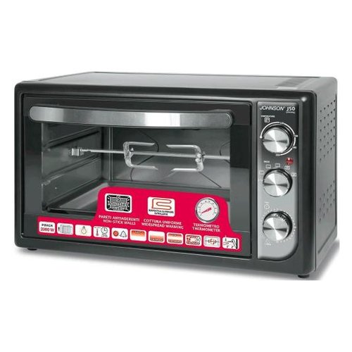 foto del prodotto forno elettrico johnson serie j j50 black e silver