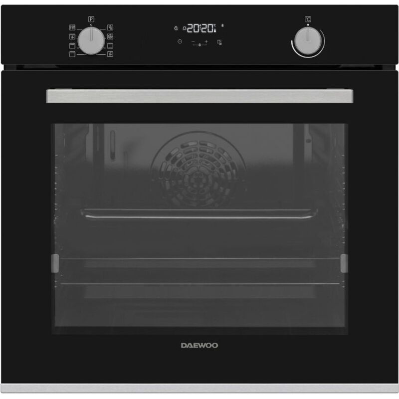 foto del prodotto forno elettrico multifunzione colore nero daewoo 07pr28m2it con funzione pirolisi classe a