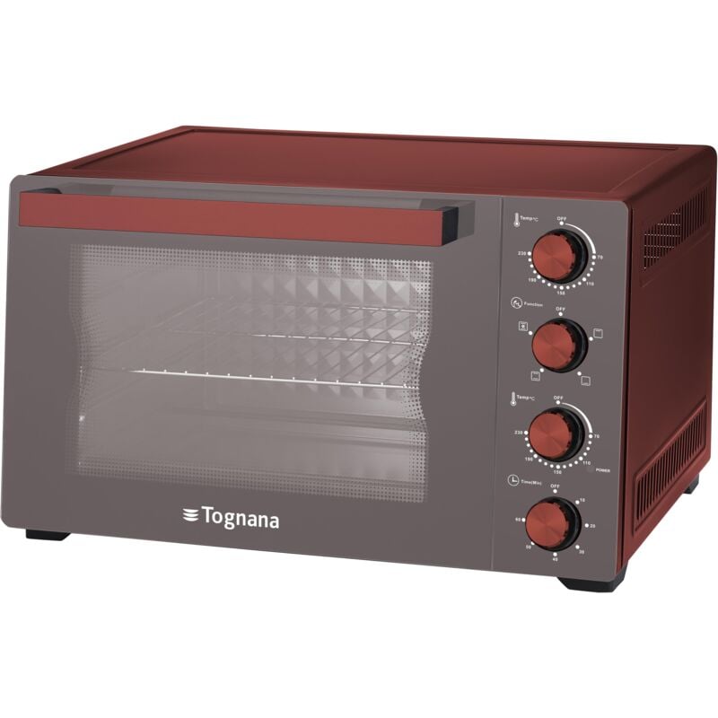 foto del prodotto forno elettrico ventilato iridea rosso 35 litri
