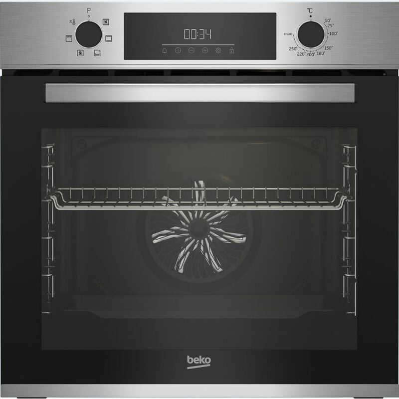 foto del prodotto forno multifunzione da incasso 72l 60cm inox bbie12300xd beko