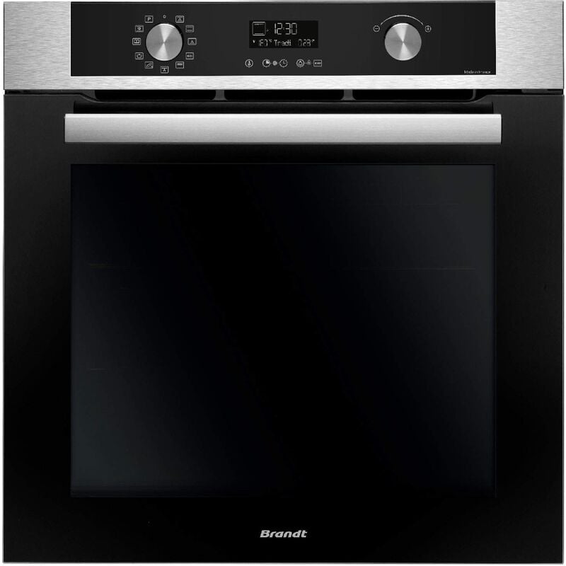 foto del prodotto forno multifunzione integrato 67l 60cm acciaio inox pirolisi bop2432x brandt