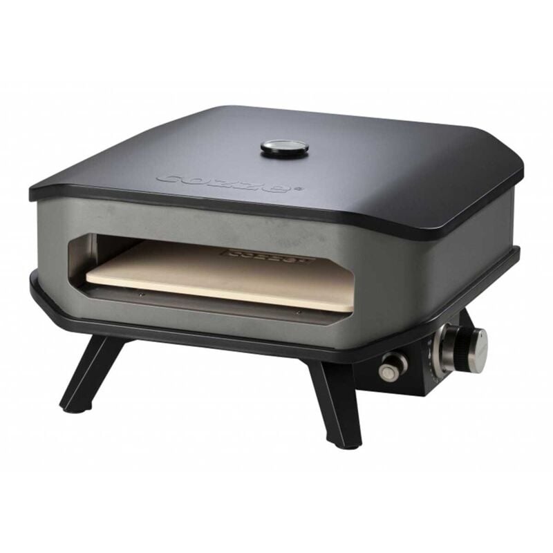 foto del prodotto forno per pizza con pietra refrattaria 34 cm portatile con copertura